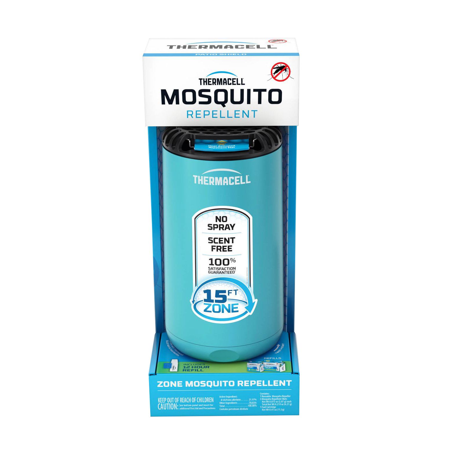 Thermacell Mosquito Repellent Patio Shield - Glacial Blue