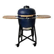 Lifesmart 21&quot; Kamado Grill with Grill Cover and Bonus Deluxe Accessory Package