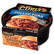 Curlys Cooked Pulled Pork With BBQ Sauce, 16 oz.