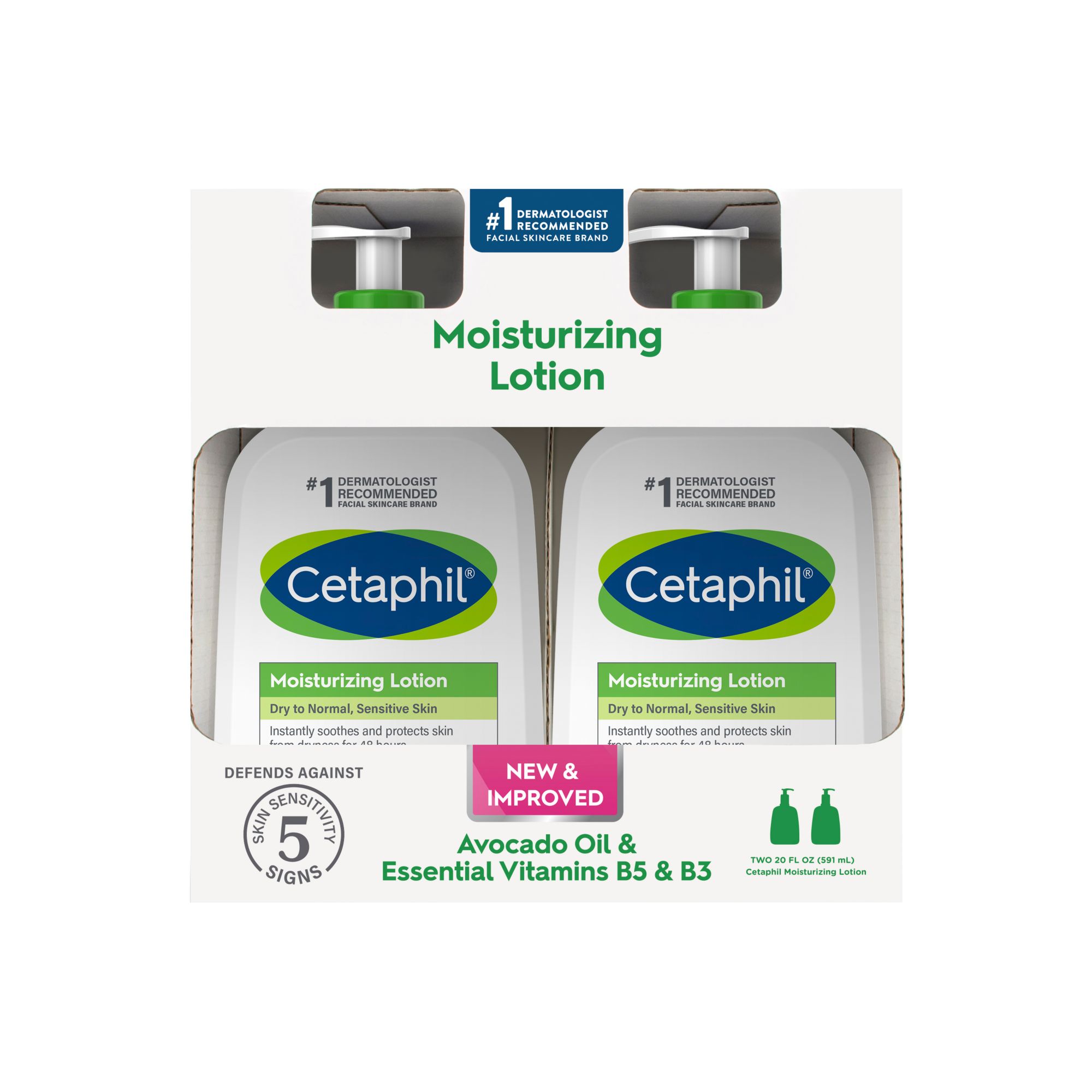 Cetaphil Moisturizing Lotion with Hydrating Moisturizing Lotion for All Skin Types, Fragrance-Free and Non-Comedogenic