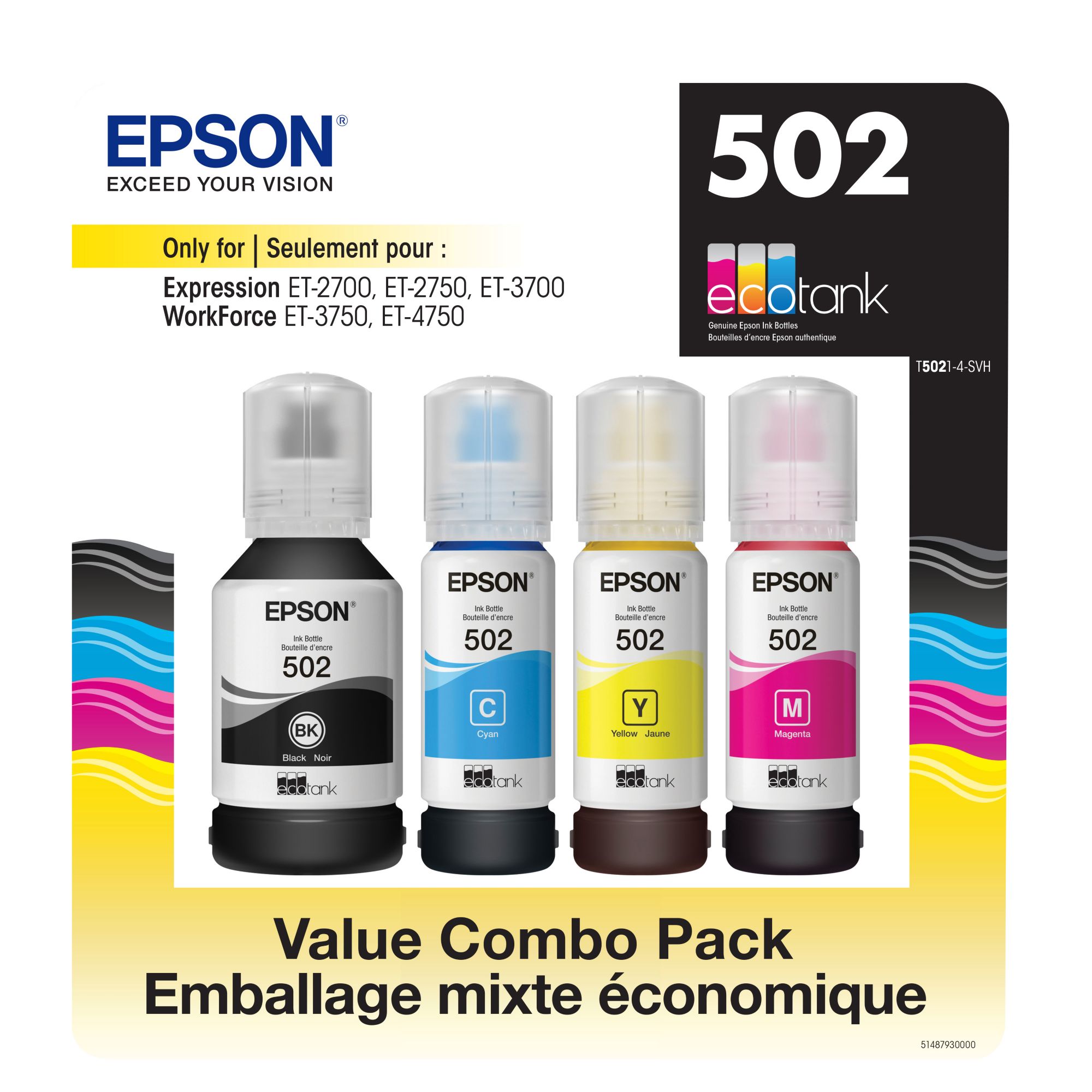 Epson Multifonction jet d'encre Epson Ecotank ET-3850 - prix pas cher chez  iOBURO