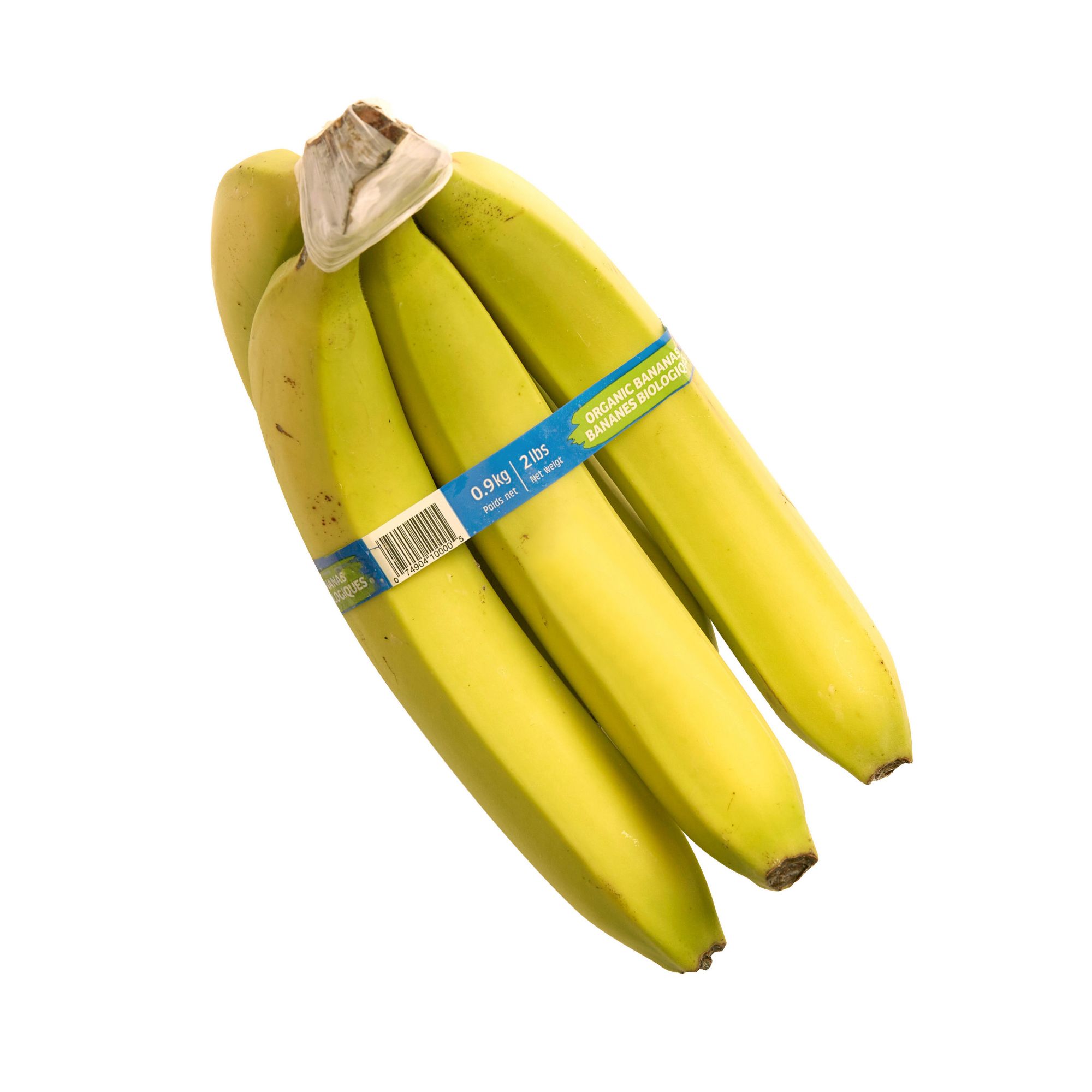 Bunch of Organic Bananas (5-7 bananas per bunch), 2 lb - Kroger