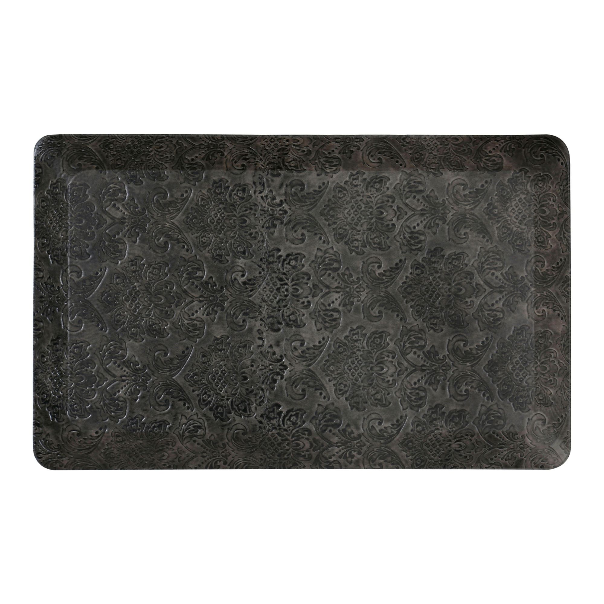 Home Dynamix Emeril Lagasse Damask Kitchen Mat - Brown