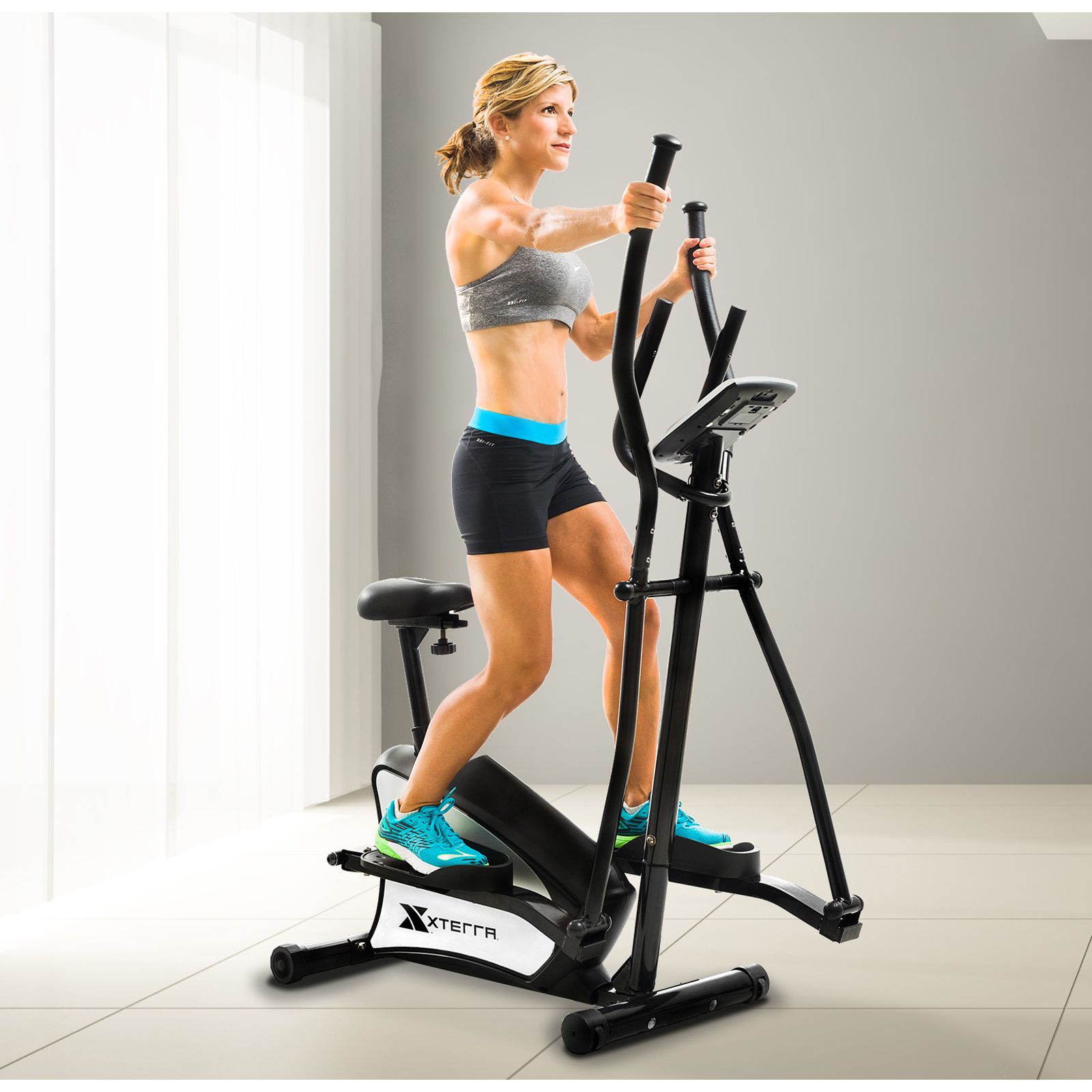 Elliptical upright bike sale