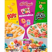 Kelloggs Breakfast Cereal Family Size Variety Pack, 3 pk.