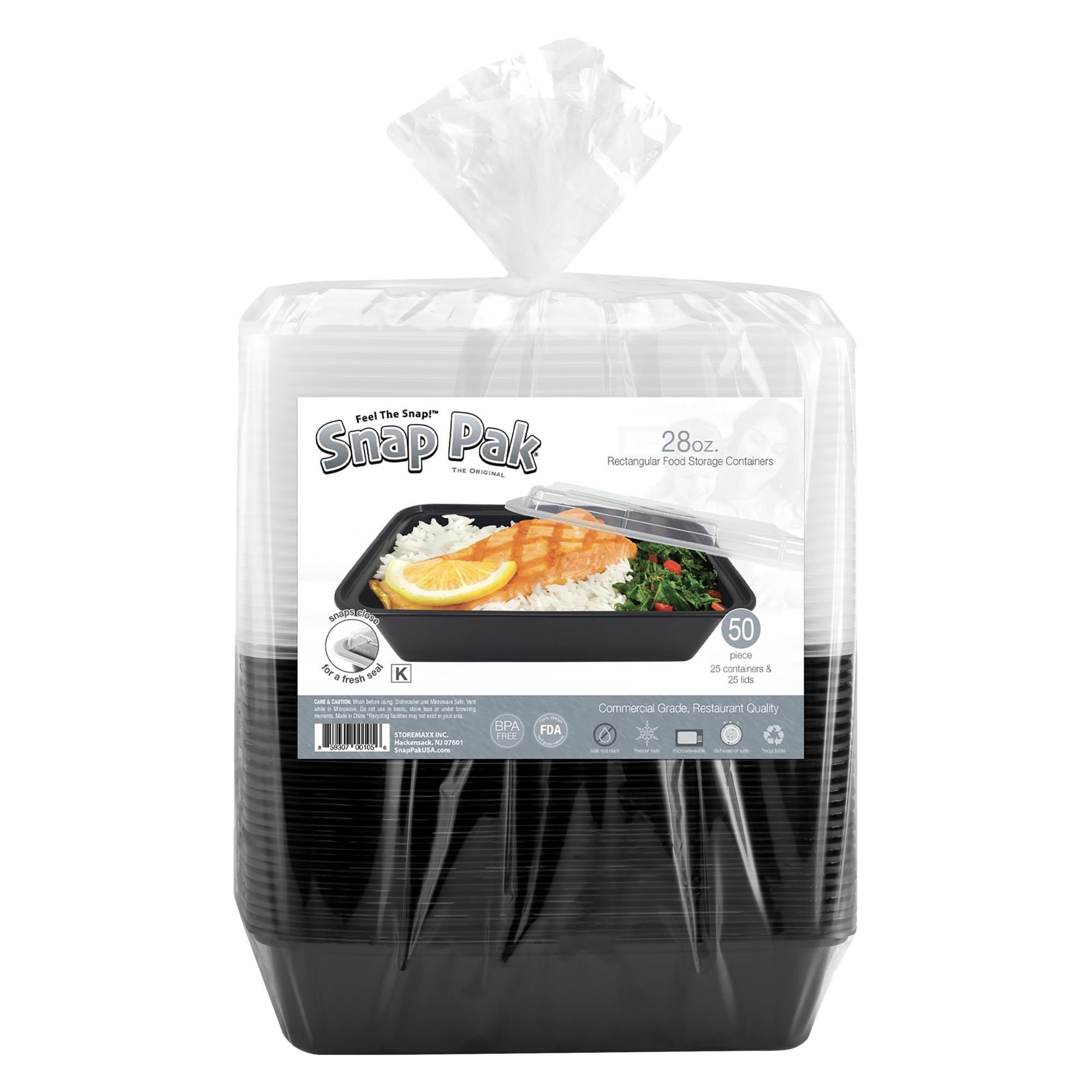 Disposaware Party Pack Takeout Containers, 25 ct.