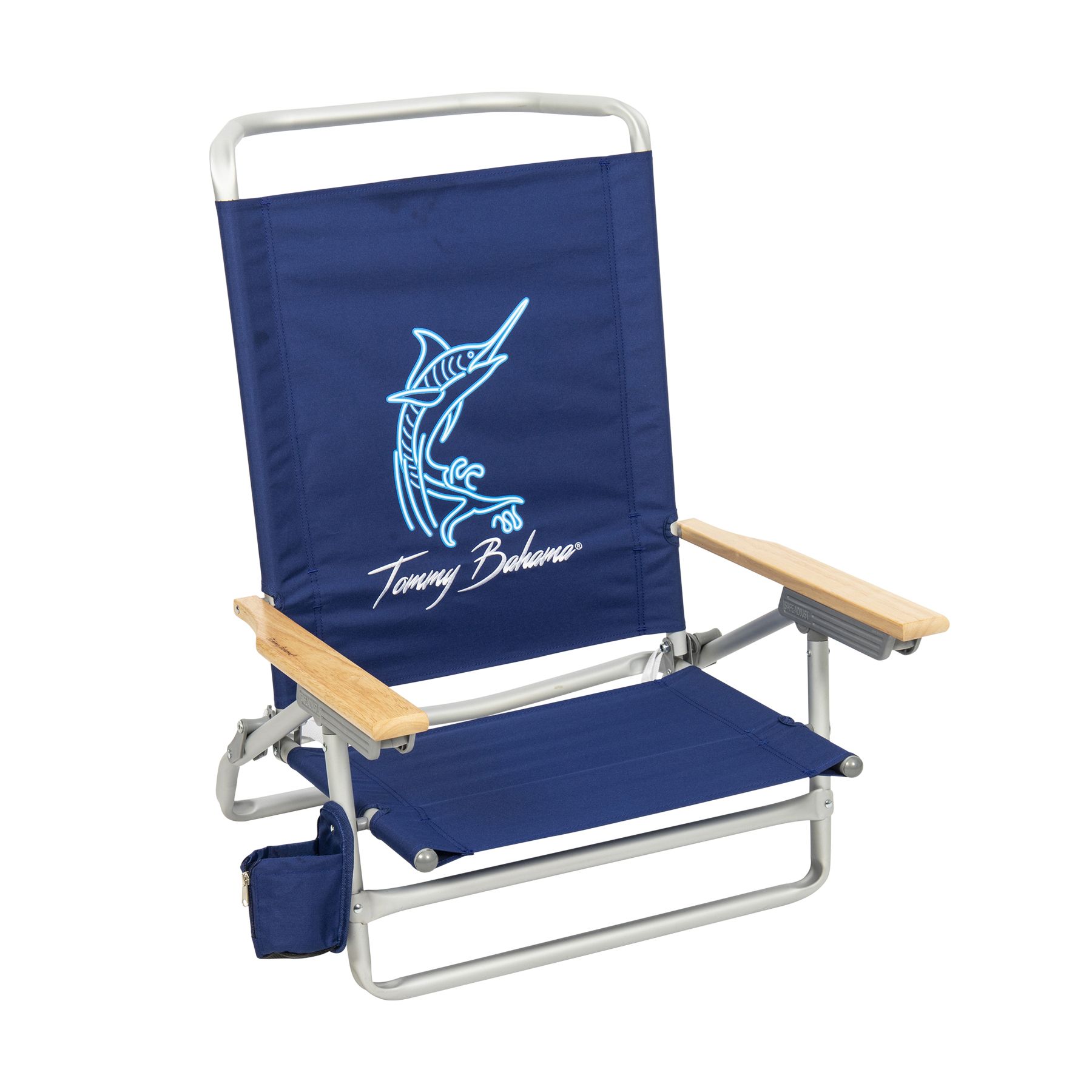 Tommy Bahama 5 Position Chair - Navy Fish