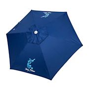 Tommy Bahama Beach Umbrella with Market Style Ribs and Sand Anchor - Navy Fish