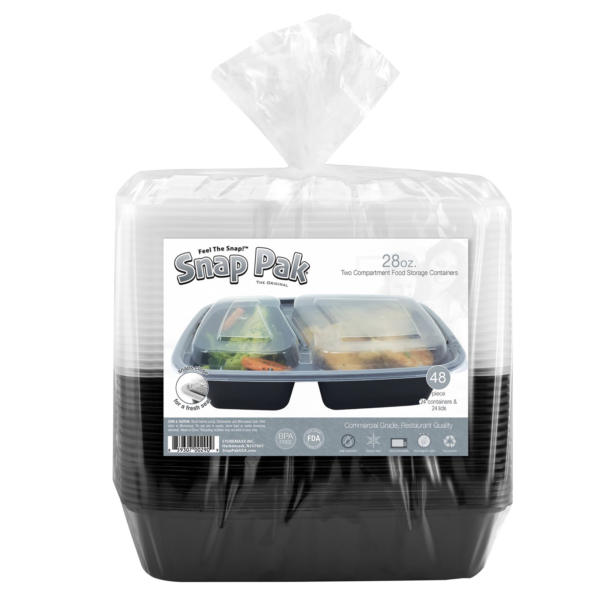 Ziploc Containers Variety Pack, 48Pc