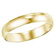 4mm Wedding Band in 14k Yellow Gold, Size 5