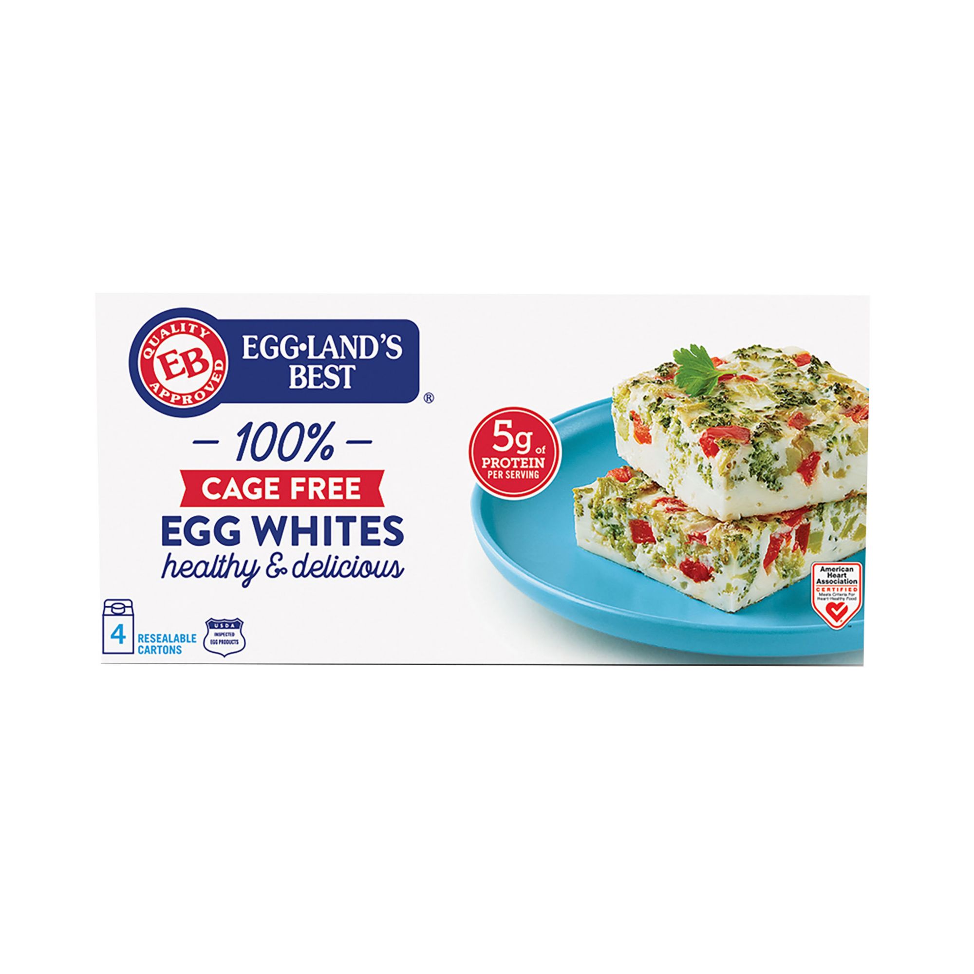 Eggland's Best Cage Free Liquid Egg Whites, 4 pk./16 oz.
