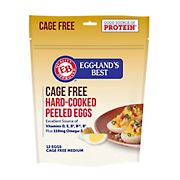 Eggland's Best Cage Free Hard-Cooked Peeled Eggs, 12 ct.