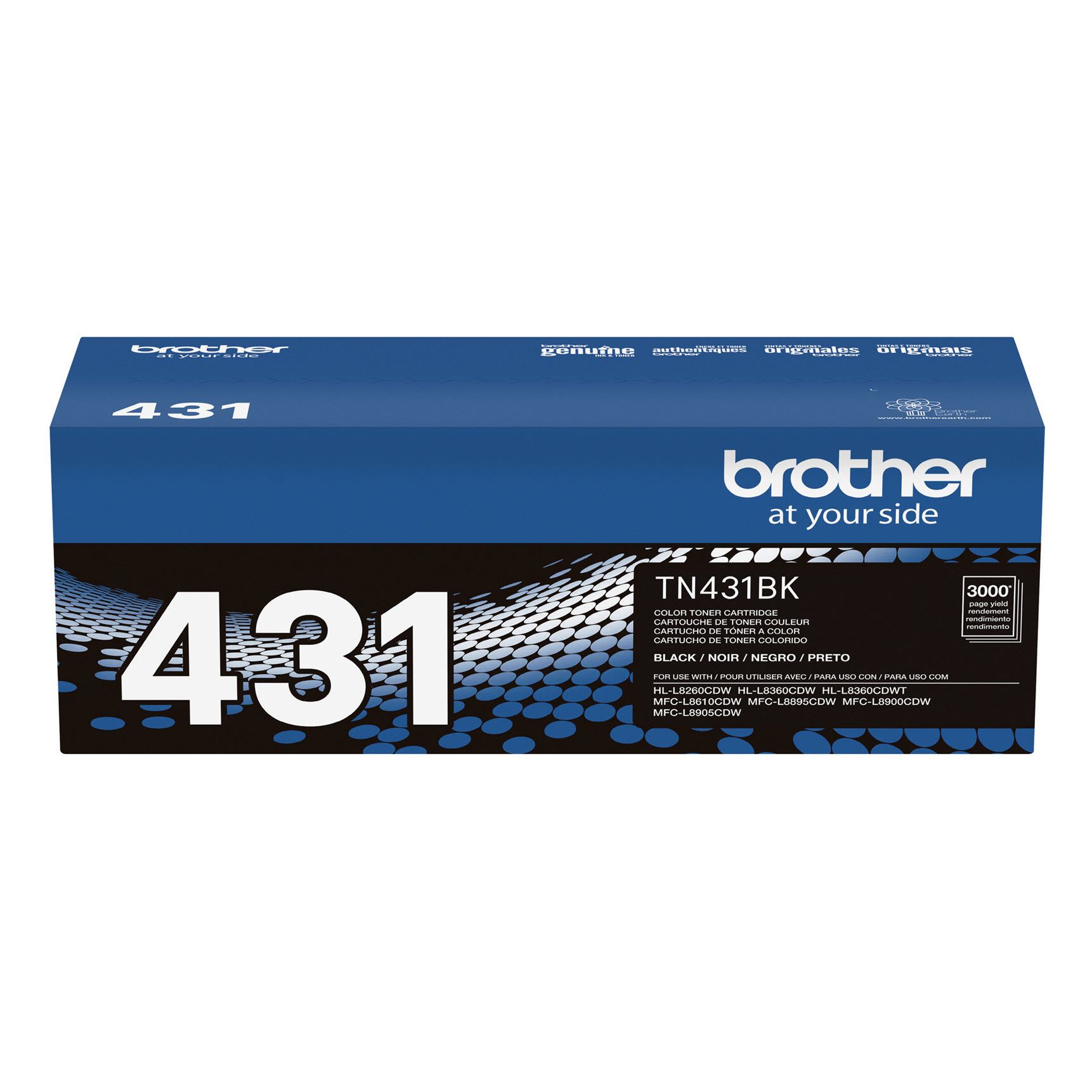 Brother TN431BK Black Standard-Yield Toner Cartridge