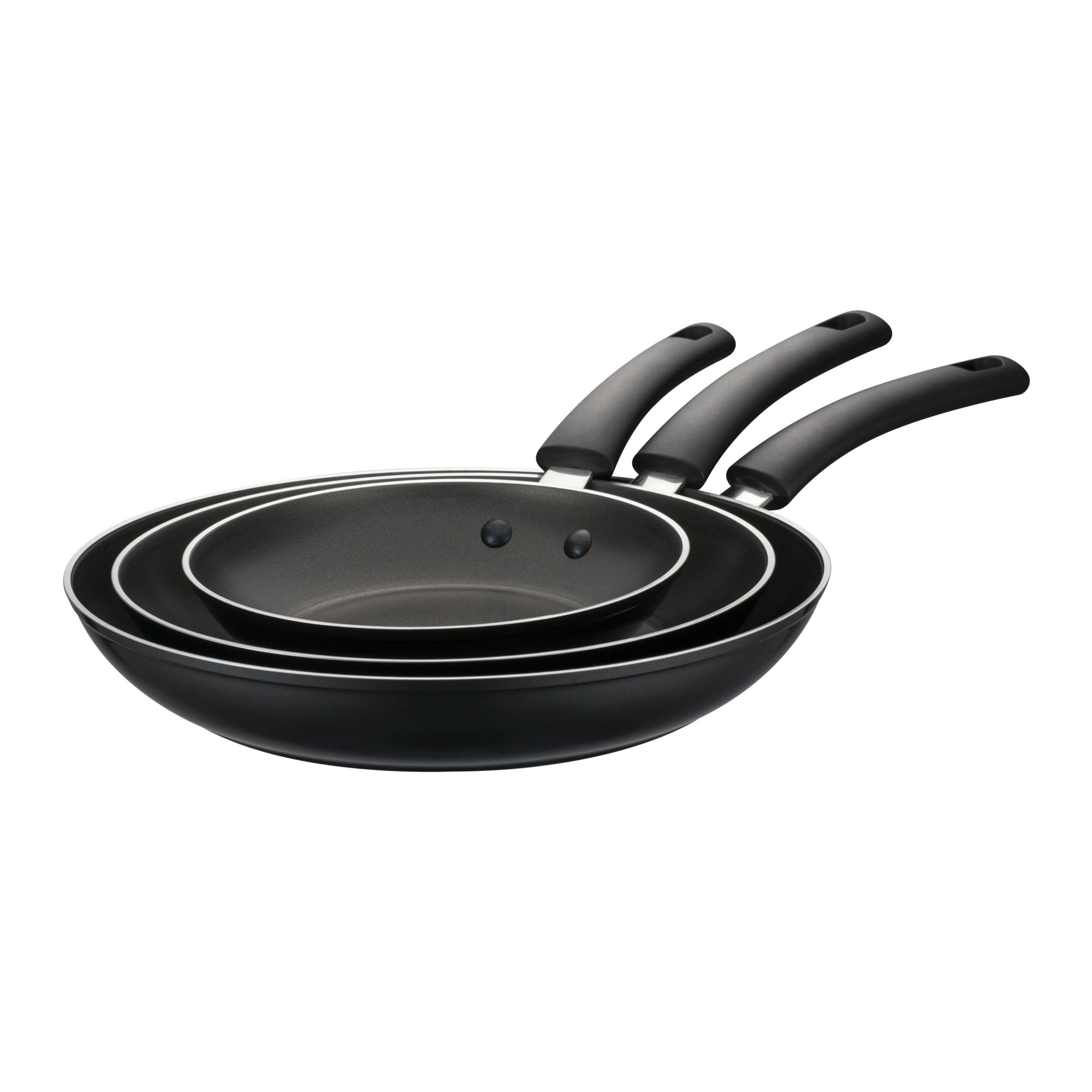 Mainstays 10-Piece Nonstick Cookware Set, Matte Black Rose Gold Handles 