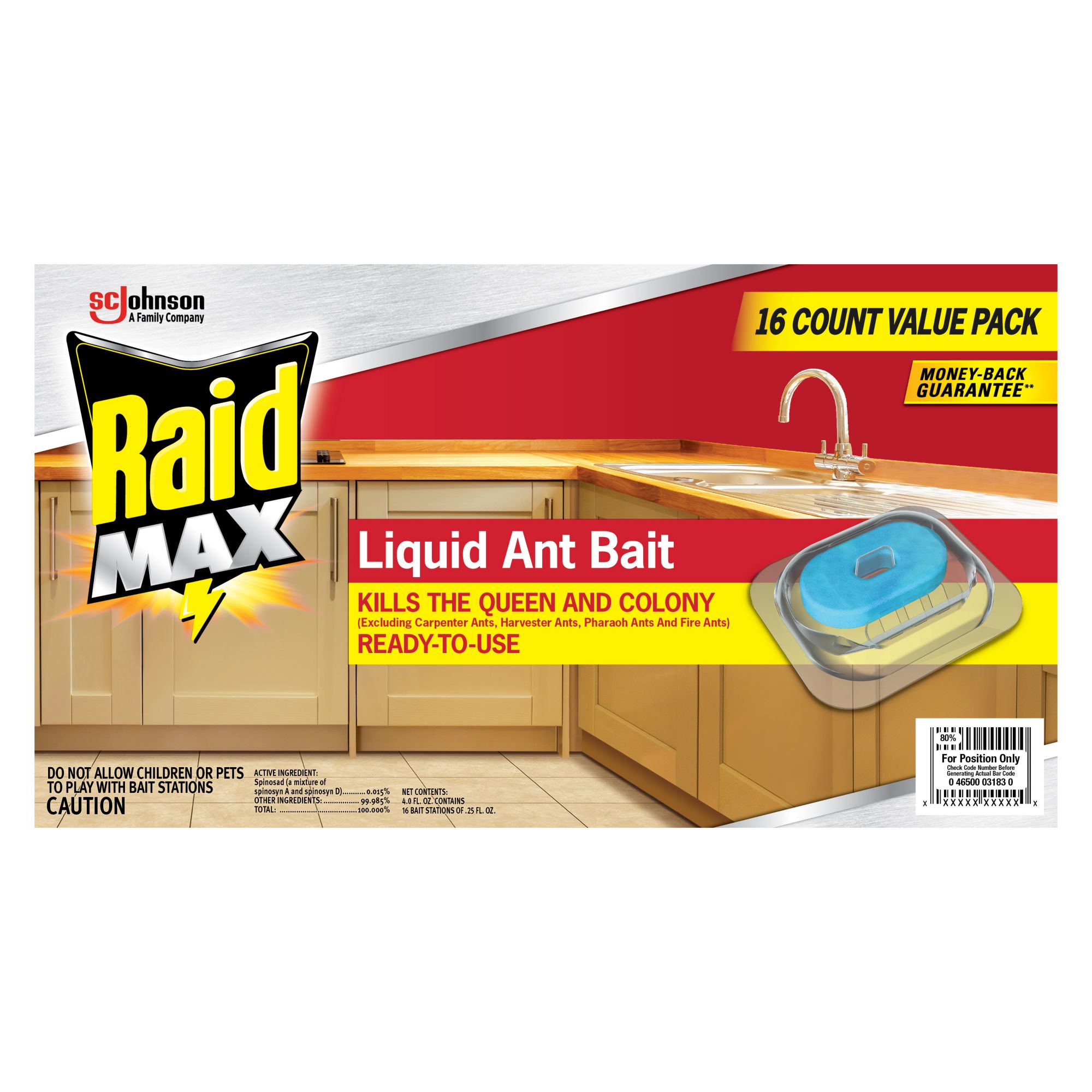 Raid Max Liquid Ant Baits, 8 ct./2 pk.