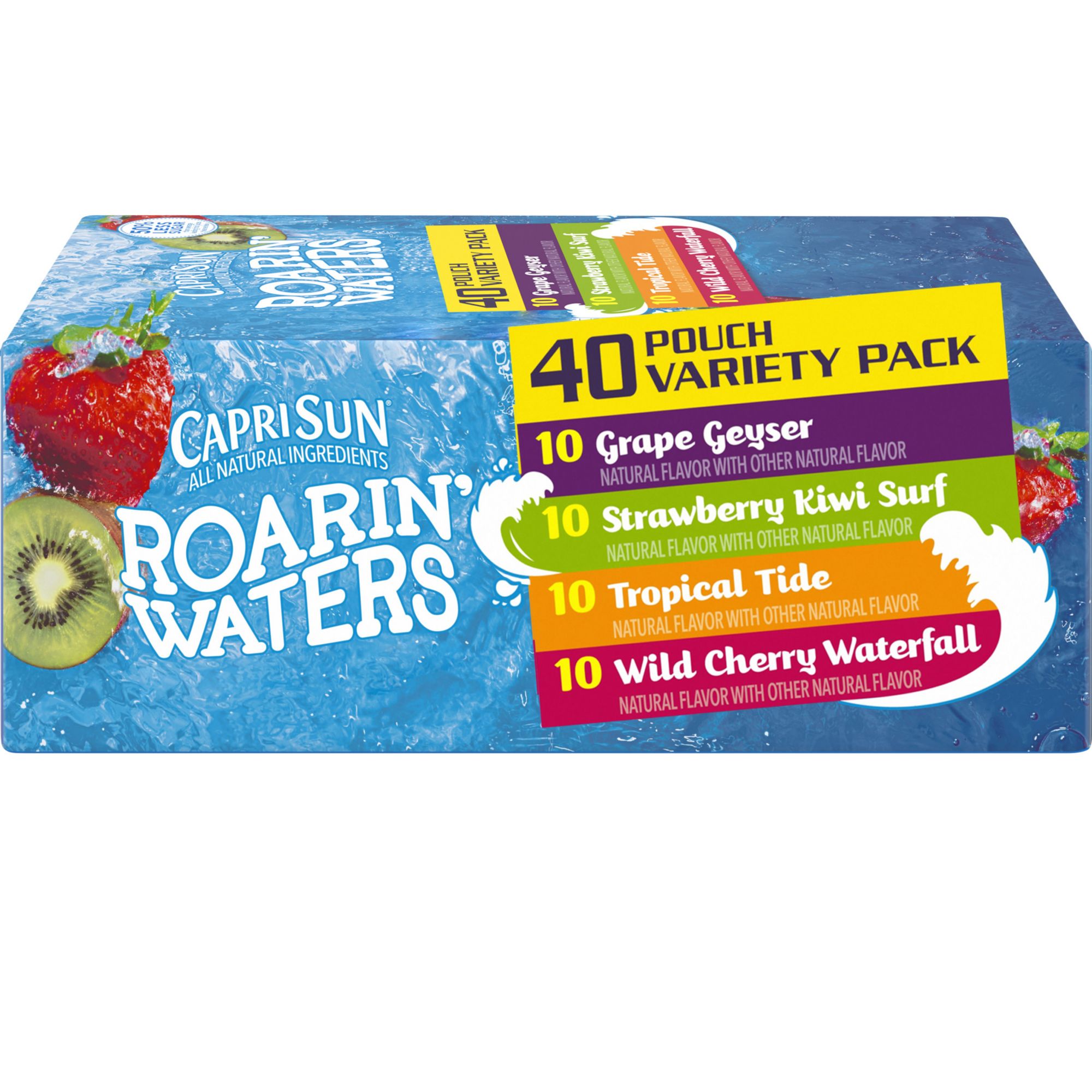 Capri Sun Roarin' Waters Naturally Flavored Beverage, 40 ct.