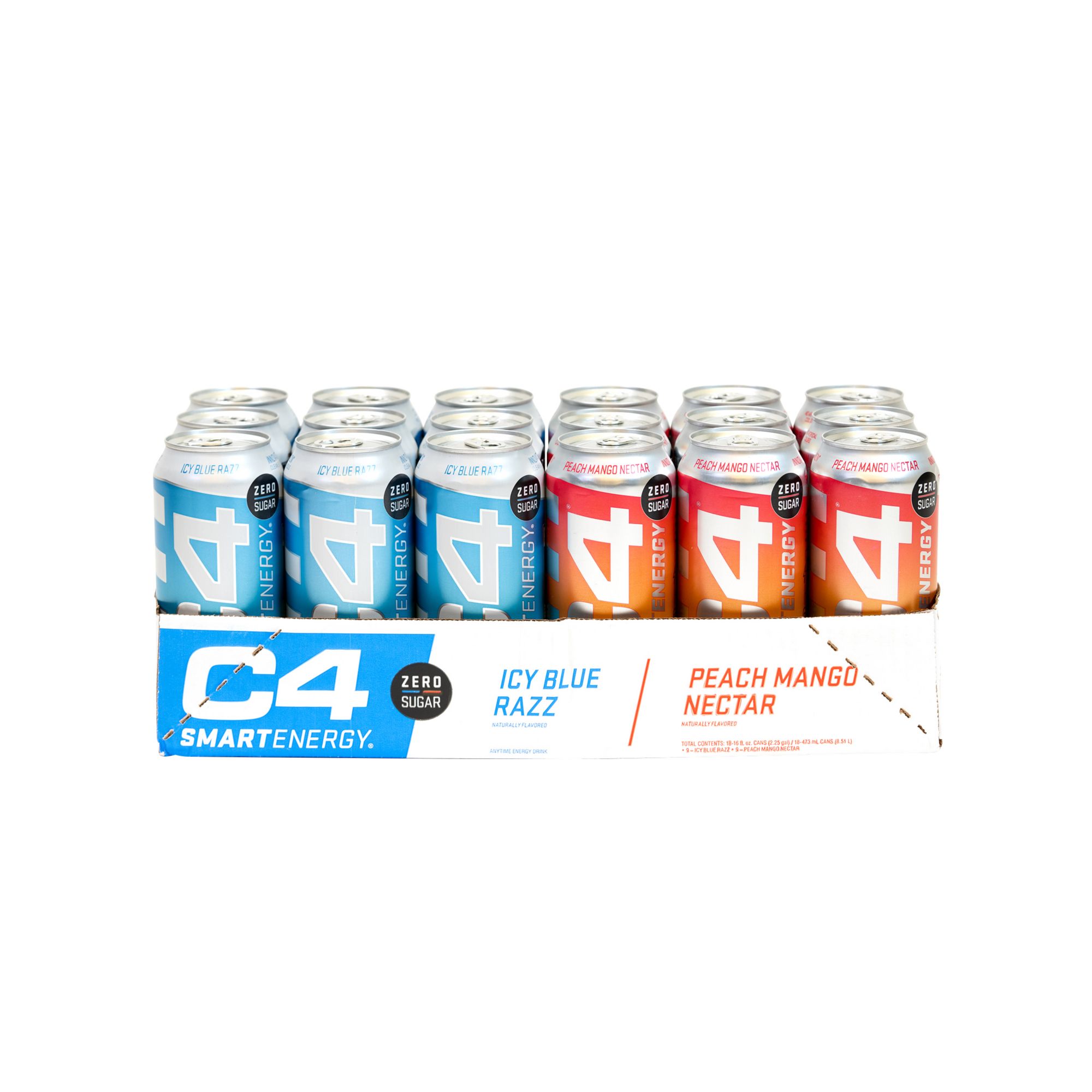 C4 Energy & Smart Energy Drinks Variety Pack, Sugar Free