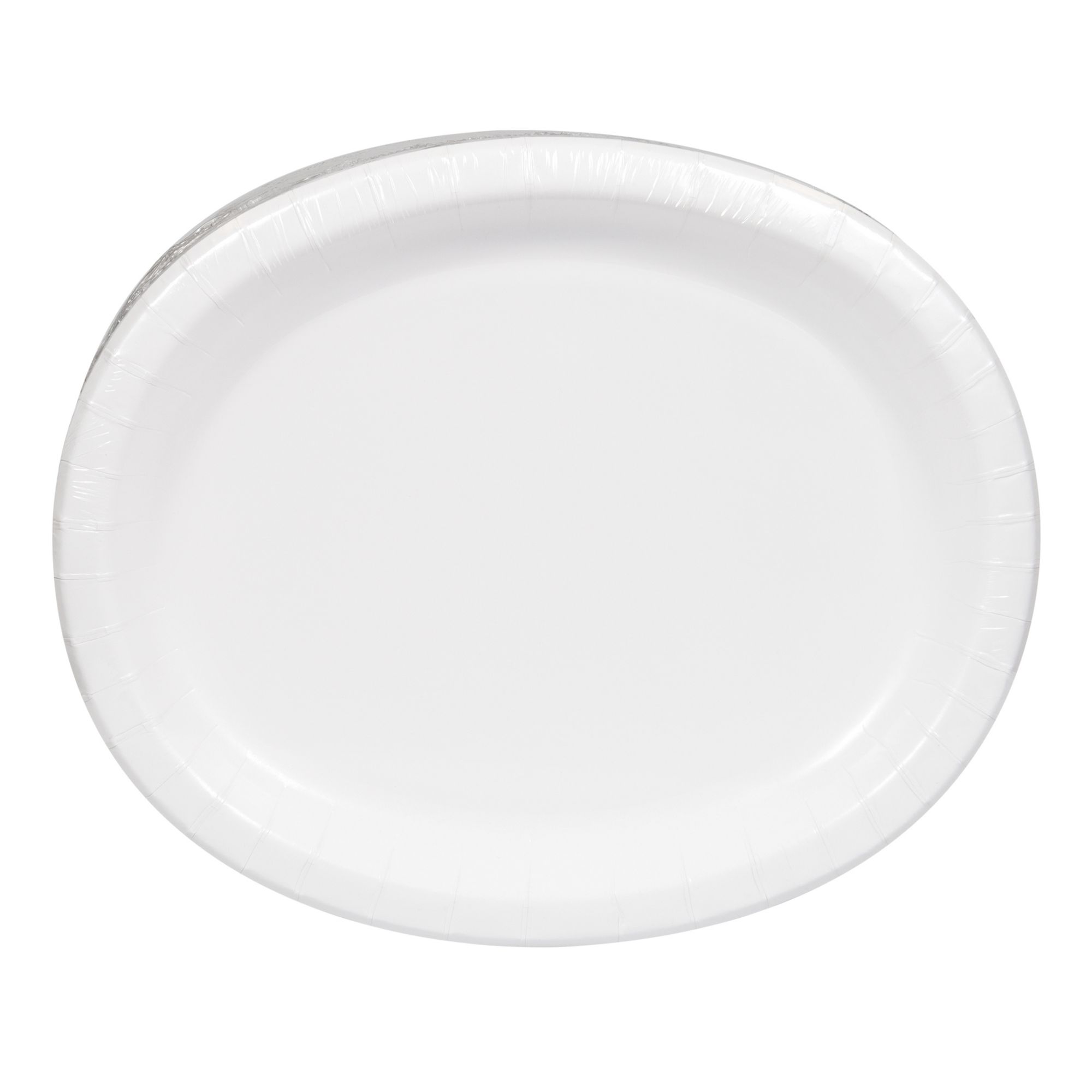 9 White Plastic Plates 100ct.