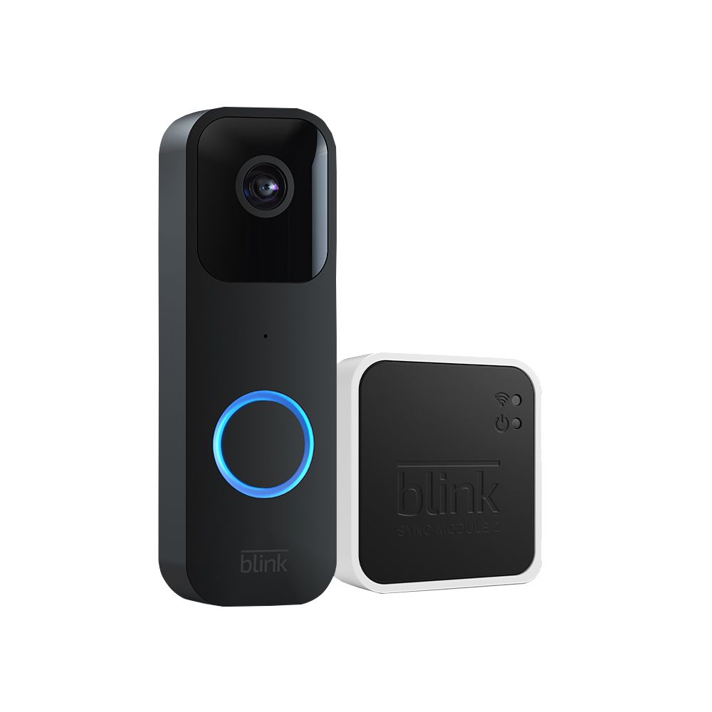 Blink Video Doorbell Plus Sync Module 2 - Battery or Wired - Smart Wi-Fi HD  Video Doorbell Camera System in Black B08SGC46M9 - The Home Depot