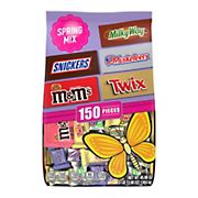 Snickers, Twix, M&M'S and More Assorted Easter Chocolate Candy Variety Pack, 150 ct./45.98 oz.
