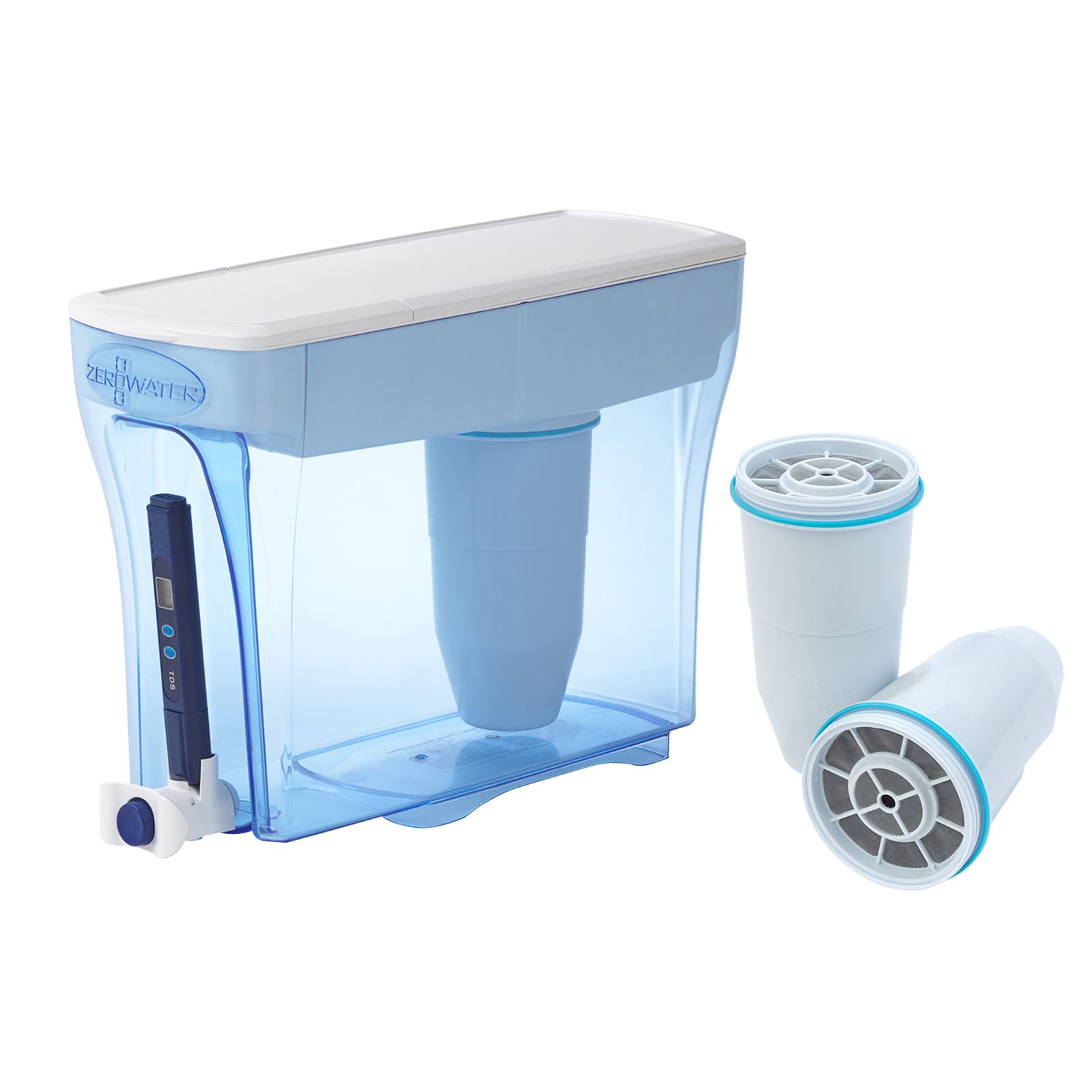 ZeroWater 23 Cup Dispenser with Bonus Filter - Blue