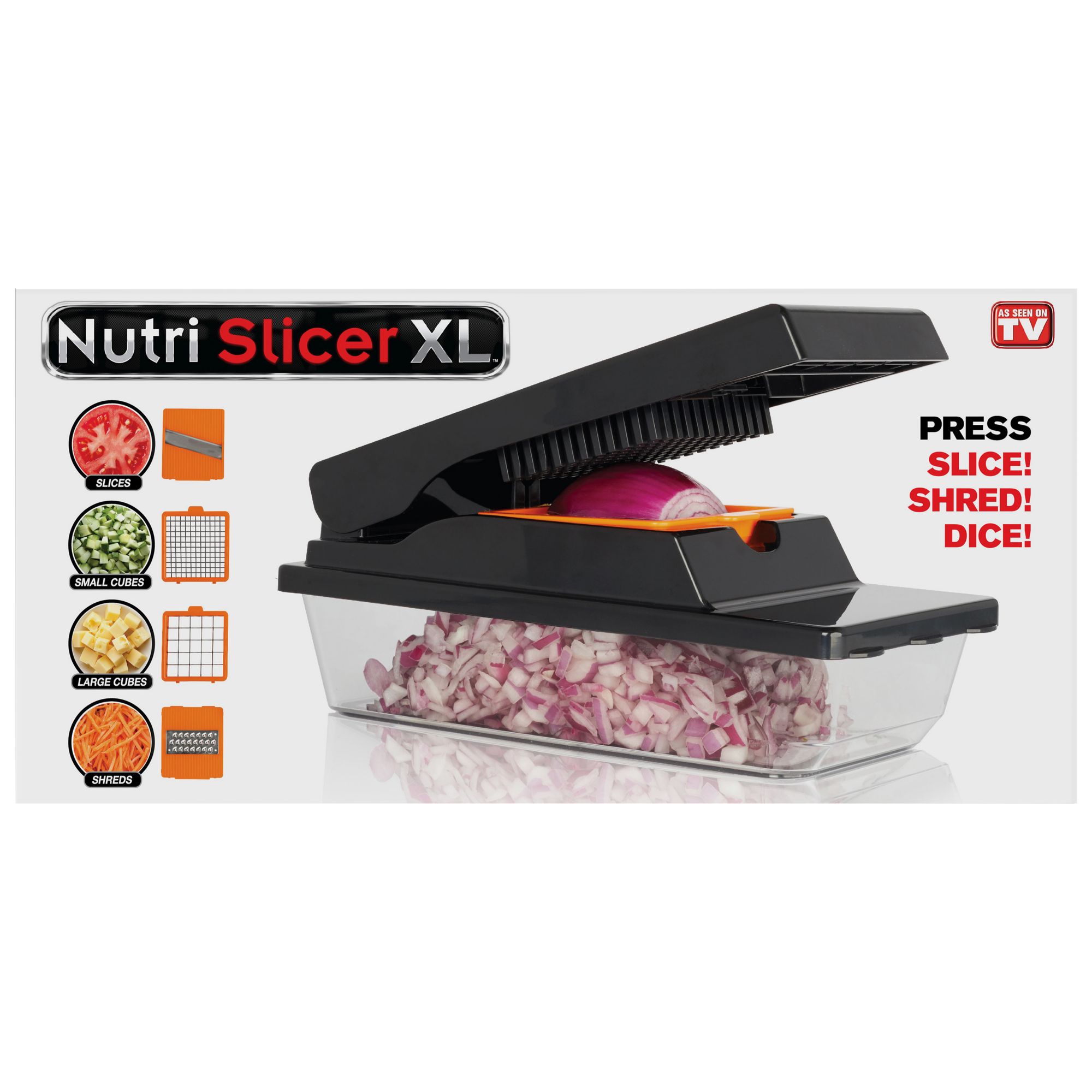 Nutri Chopper 5-in-1 Compact Portable Handheld Kitchen Slicer with