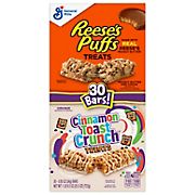 Cinnamon Toast Crunch and Reese's Puffs Treat Bars, 30 ct.