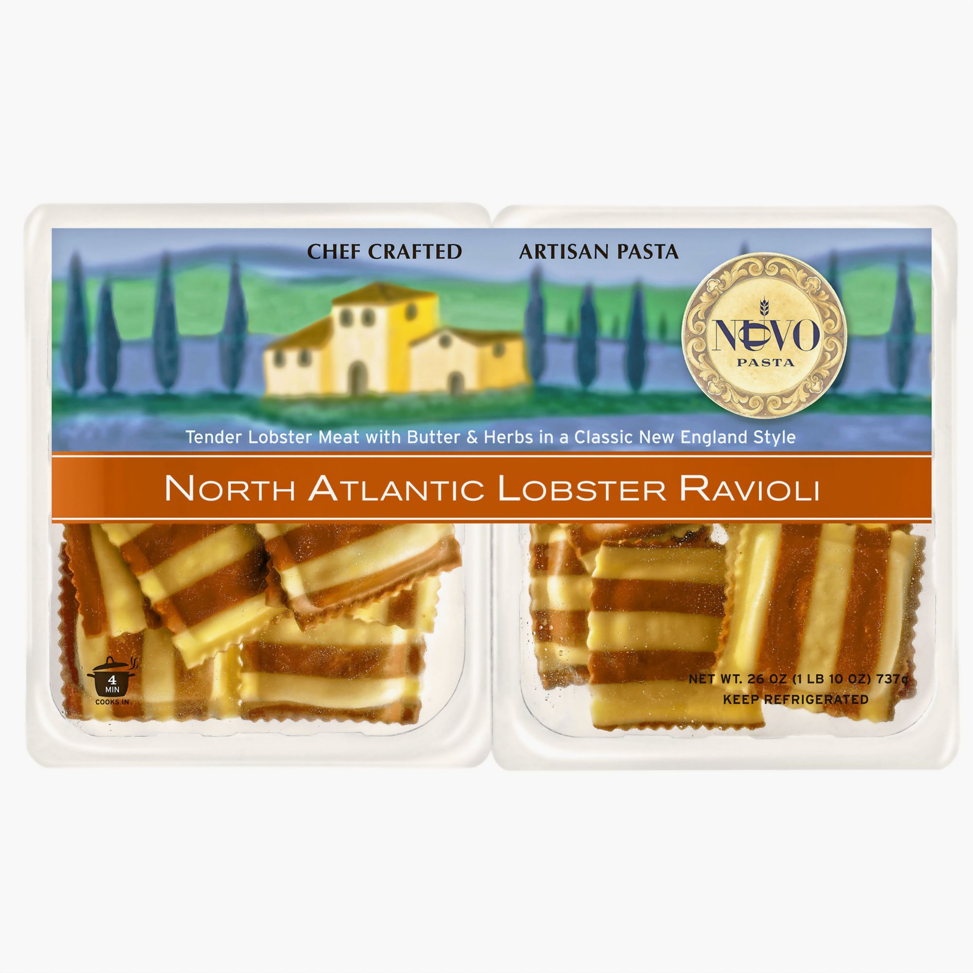 Nuovo Pasta Lobster Ravioli, 26 oz.