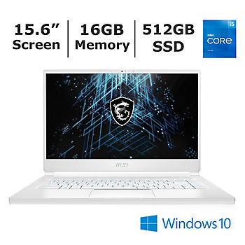 MSI Stealth Gaming Laptop, Intel Core i7-1185G7 Processor, 16GB Memory,  512GB SSD