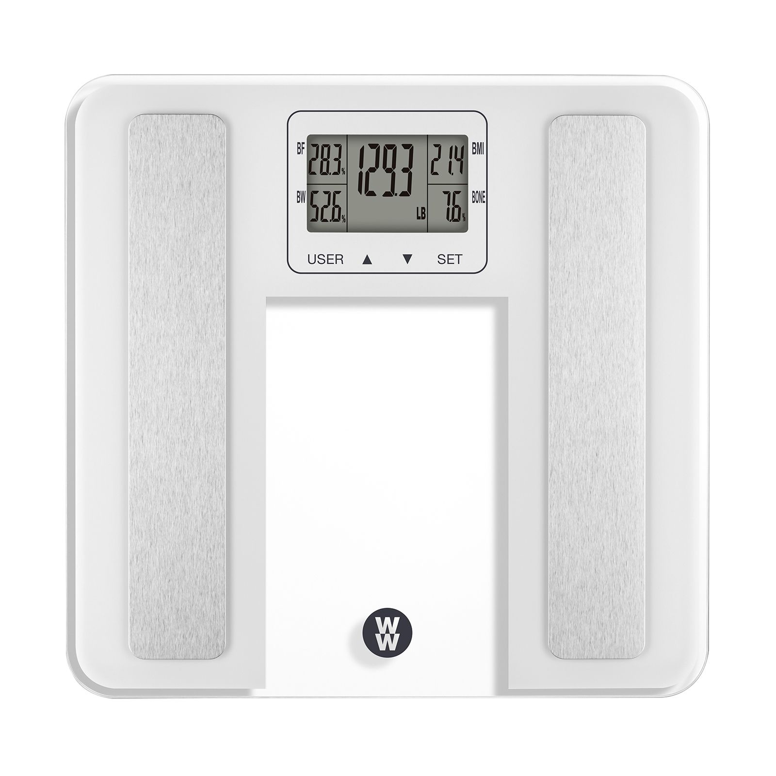 Glass Body Analysis Scale Black - Weight Watchers