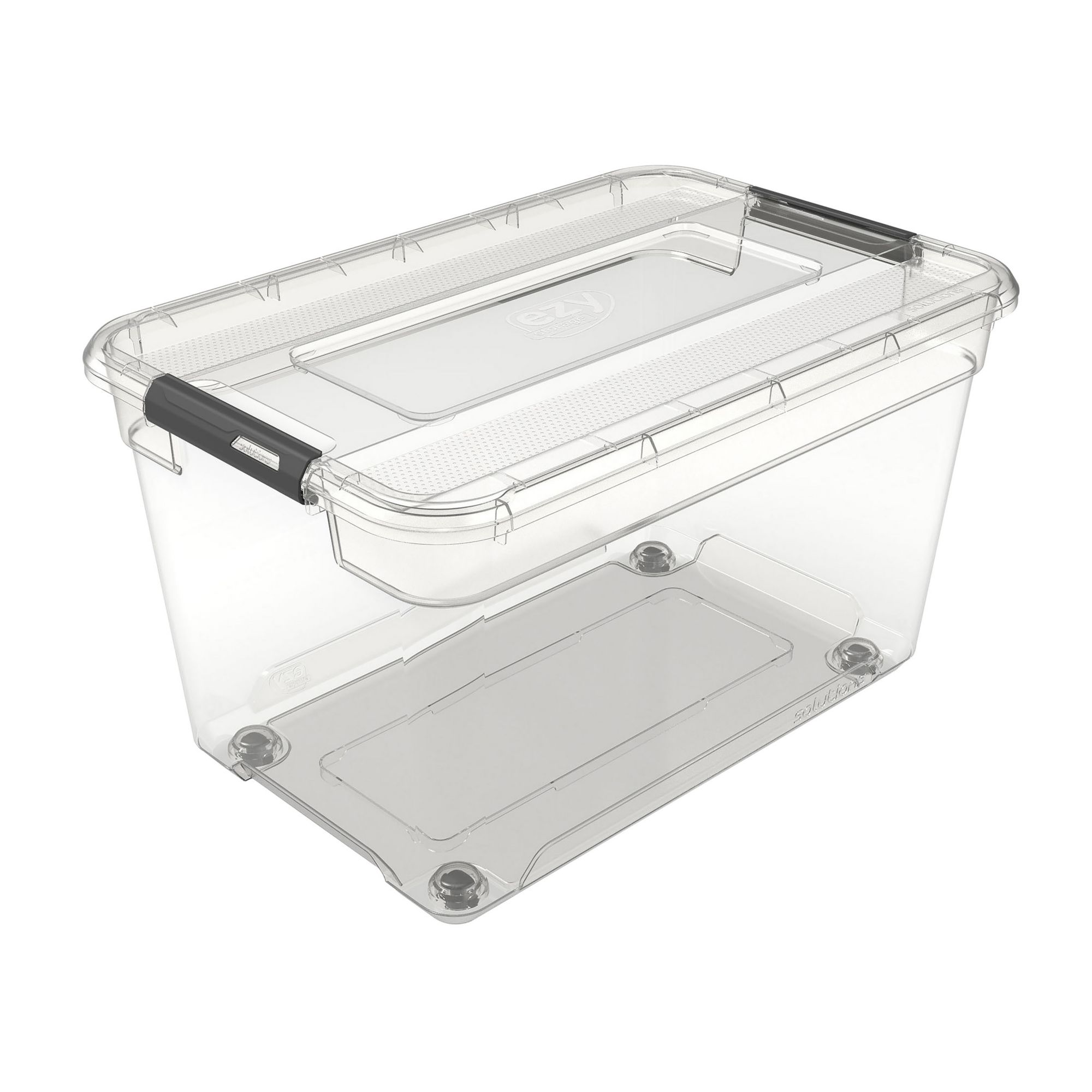 Ezy Storage 50l/52.8qt Karton Clear Storage Box : Target