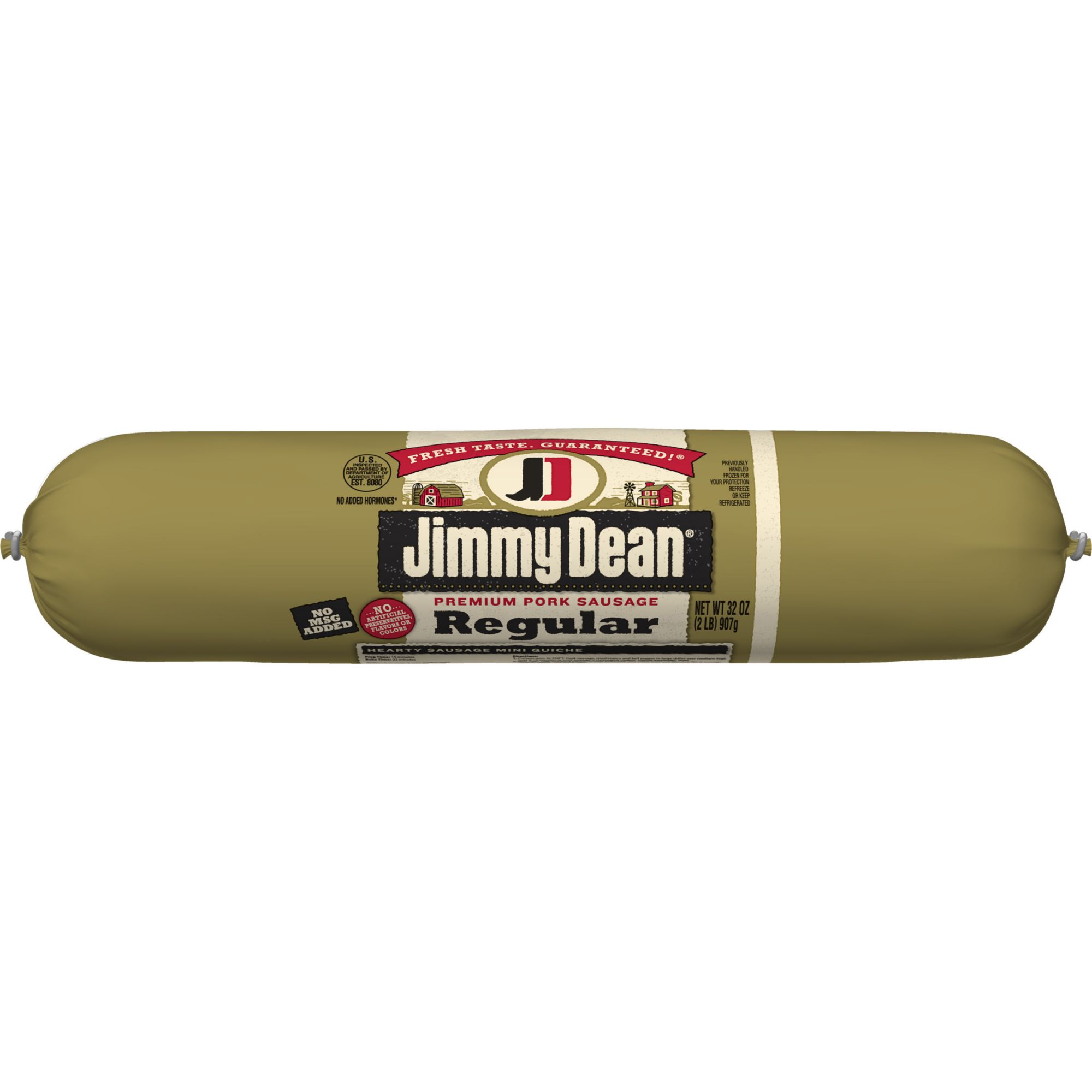 Jimmy Dean Premium Pork Regular Sausage Roll,  32 oz.