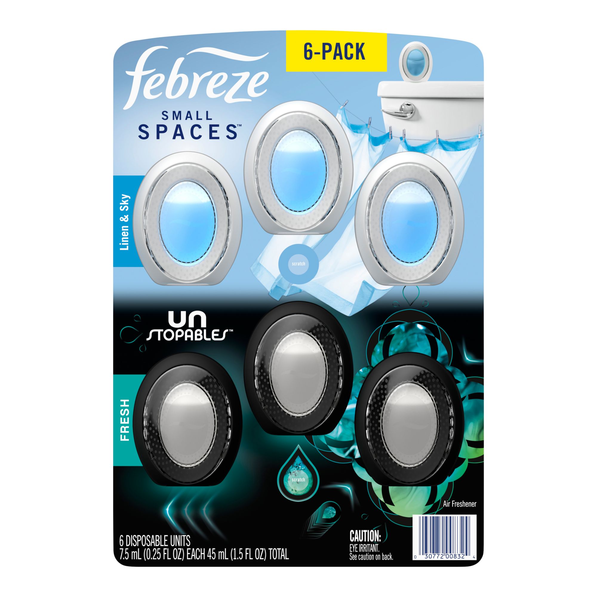 Febreze Car Ocean Scent Air Freshener Vent Clip, 2 ct - Pay Less