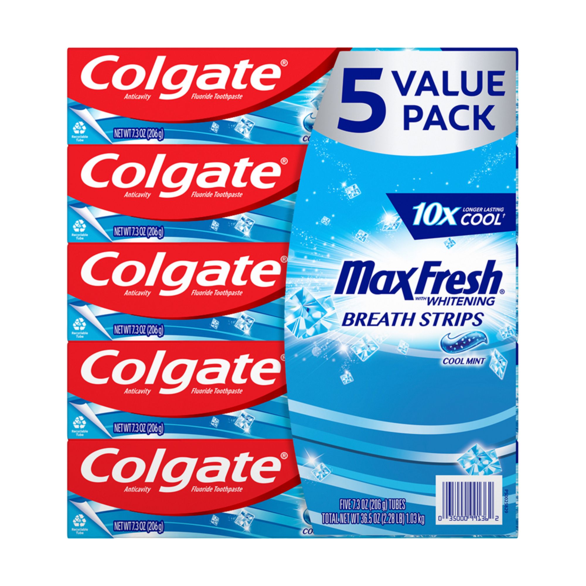 Colgate Total Whitening Gel Toothpaste (6 oz., 5 pk.)