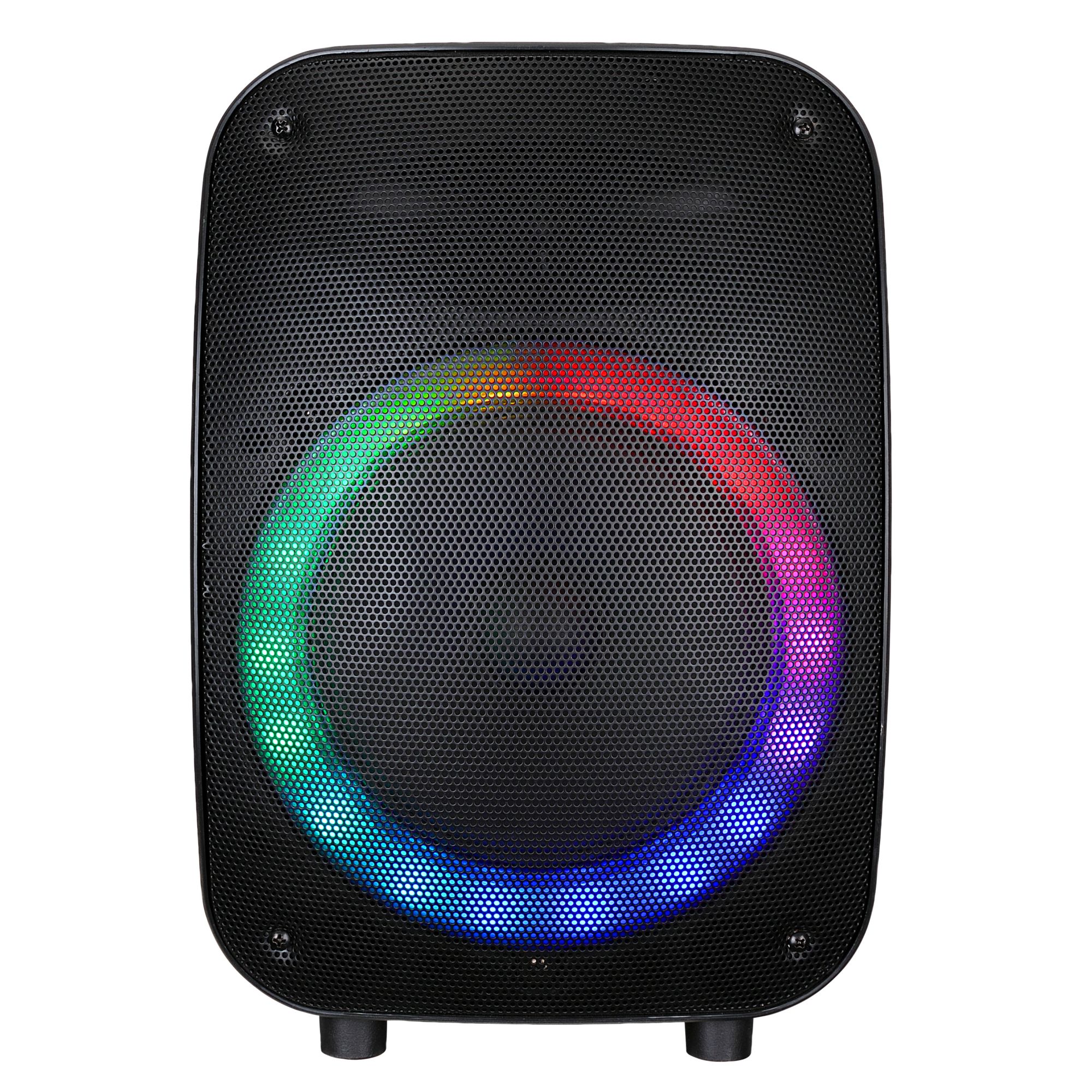 QFX 8&quot; Rechargeable Bluetooth Speaker with LED Party Lights