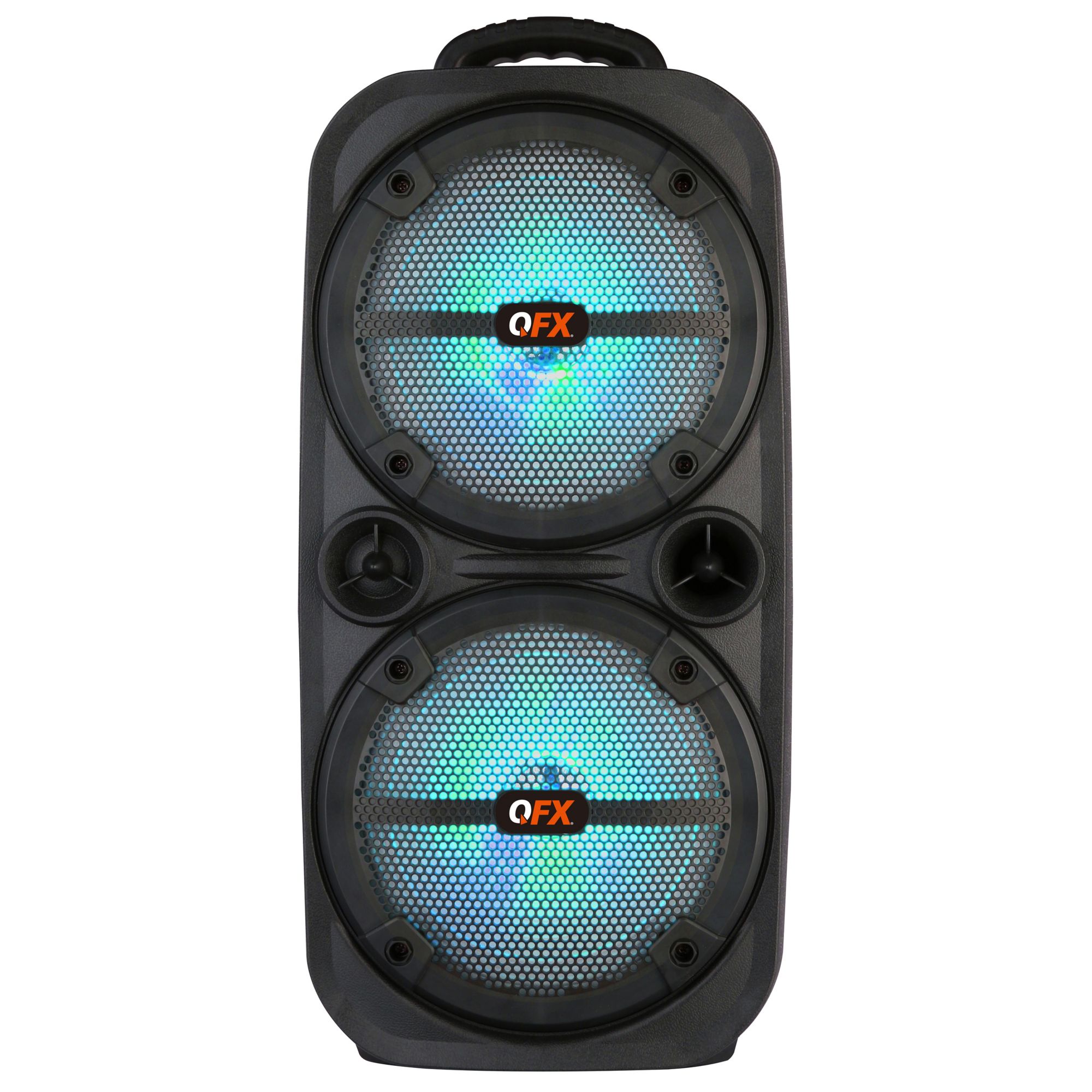 QFX 2&quot; x 8&quot; Bluetooth Speaker with Stand and Mic