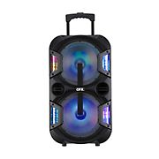 QFX 2&quot; x 10&quot; Bluetooth Rechargeable Speaker with Party Lights