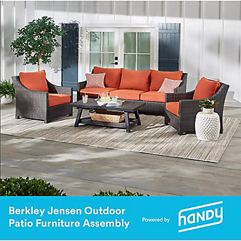 Berkley Jensen Outdoor Patio Furniture Set Assembly Bjs Whole Club - Berkley Jensen Patio Furniture Warranty