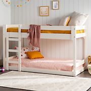 W. Trends Winslow Jr Twin Over Twin Mod Bunk Bed - White