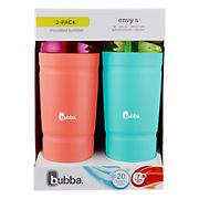 Bubba Envy S 32 oz. Tumbler with Straw, 2 pk. - Pink Sorbet/Island Teal