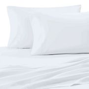 Purity Home Breathable 100% Organic Cotton Percale King Size Pillow Case Set - White