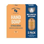 Hand in Hand Liquid Hand Soap Citrus Grove, 3 ct.