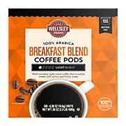 Wellsley Farms Breakfast Blend Coffee Pods, 100 ct.