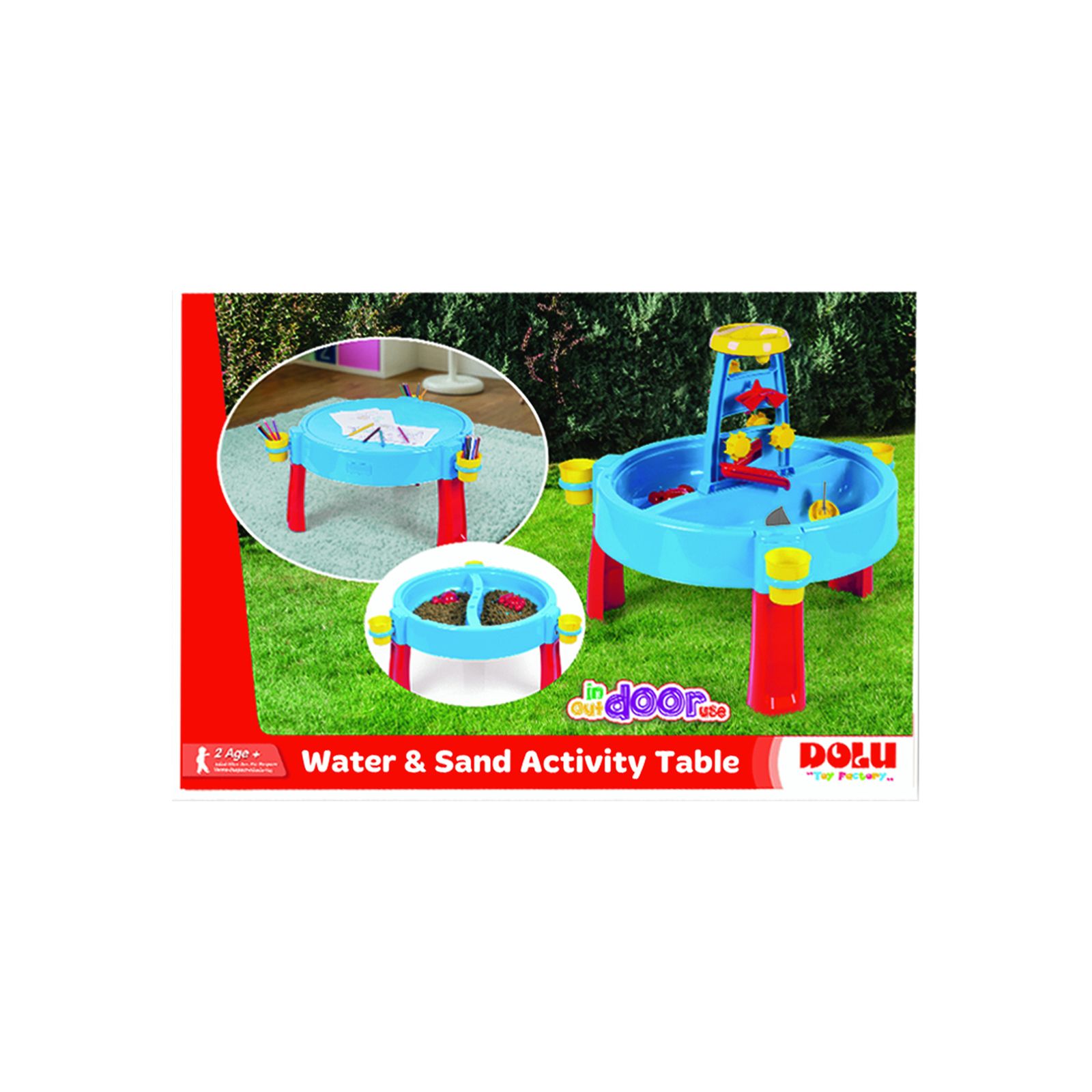 Dolu Toys 3-In-1 Ultimate Sand and Water Activity Table