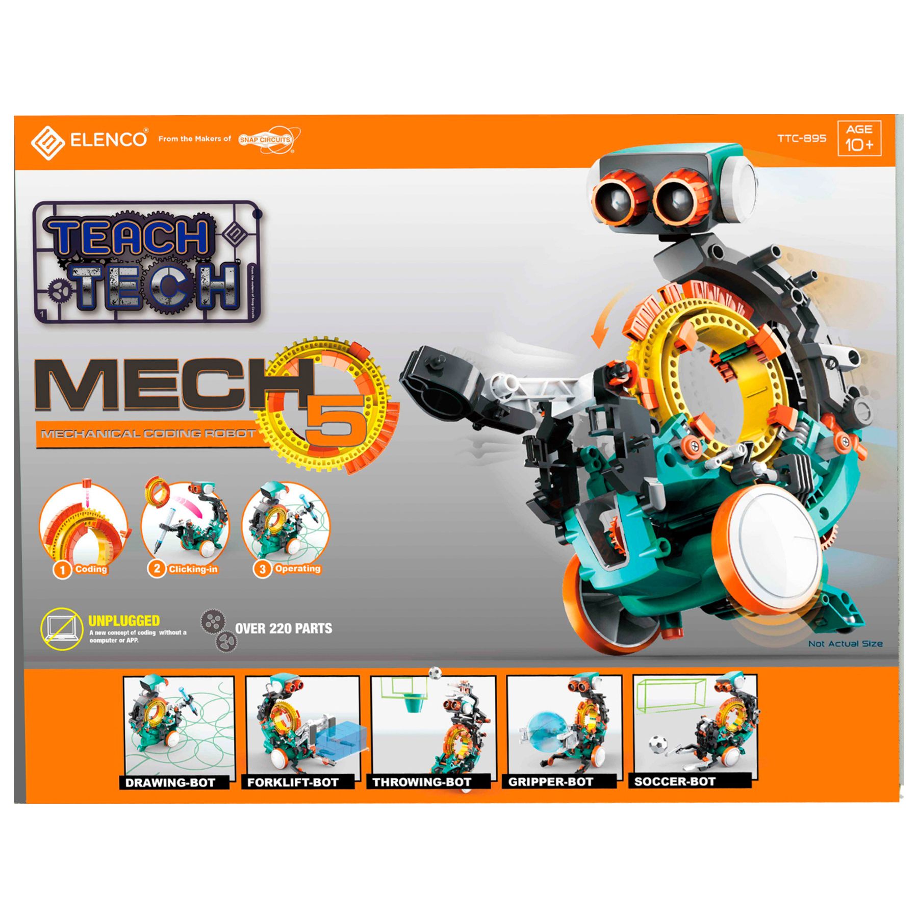 Teach Tech - Mech 5 Mechanical Coding Robot