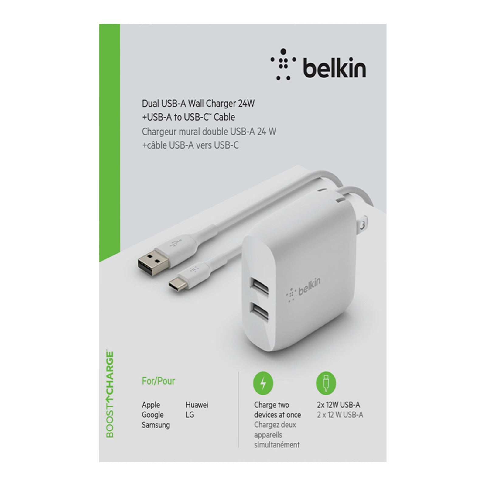 BELKIN Adaptateur USB-C / Double USB-C