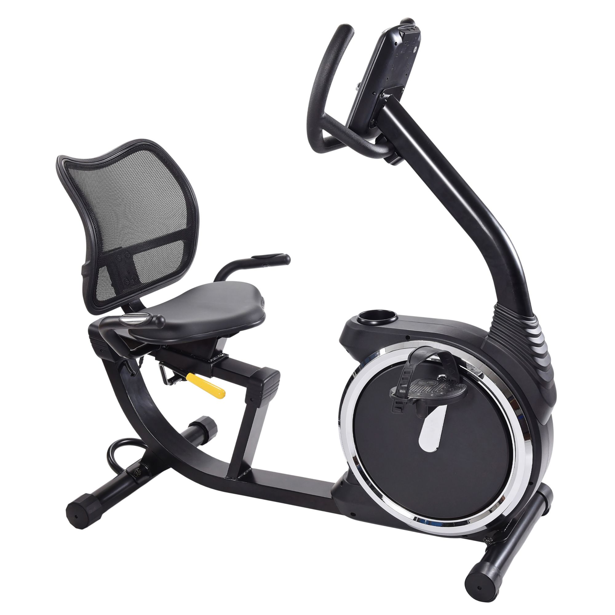 Space saving recumbent exercise bike with upper best sale body motion