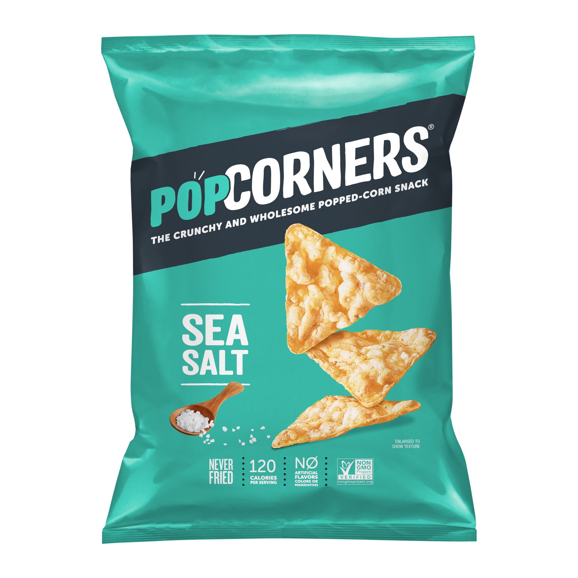 PopCorners Sea Salt Popped Corn Chips Snacks, 18 oz.