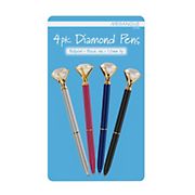 Merangue Diamond Ballpoint Pens, 4 pk.
