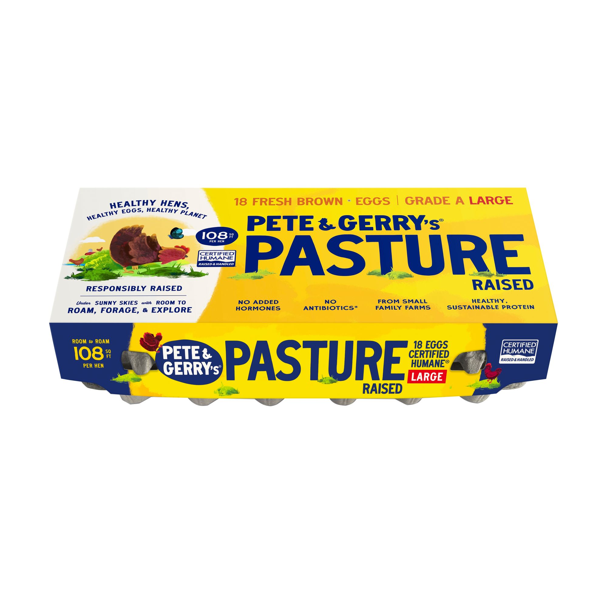 Pete & Gerry's Pasture-Raised Large Eggs, 18 ct.